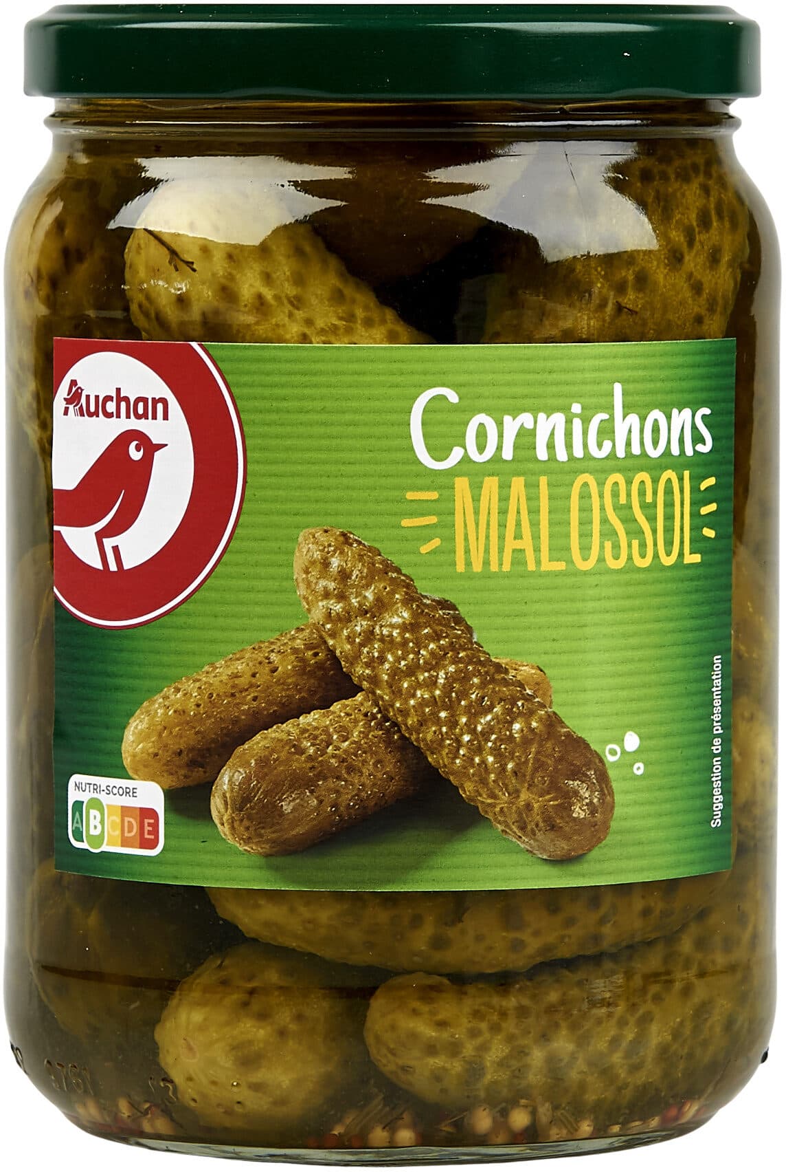 Auchan Cornichons Malossol packshot