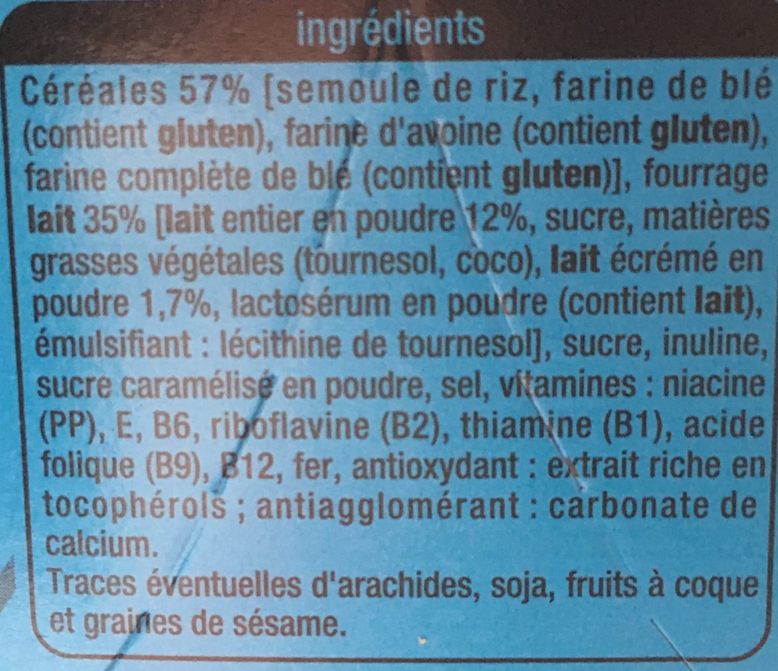 Auchan Auchan cereales coeur lait 400g packshot