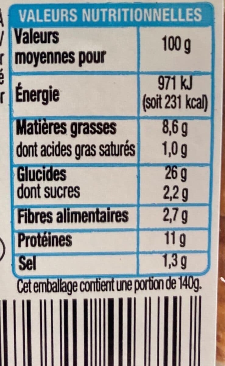Auchan Pain de mieThon œufMayonnaise X2 packshot