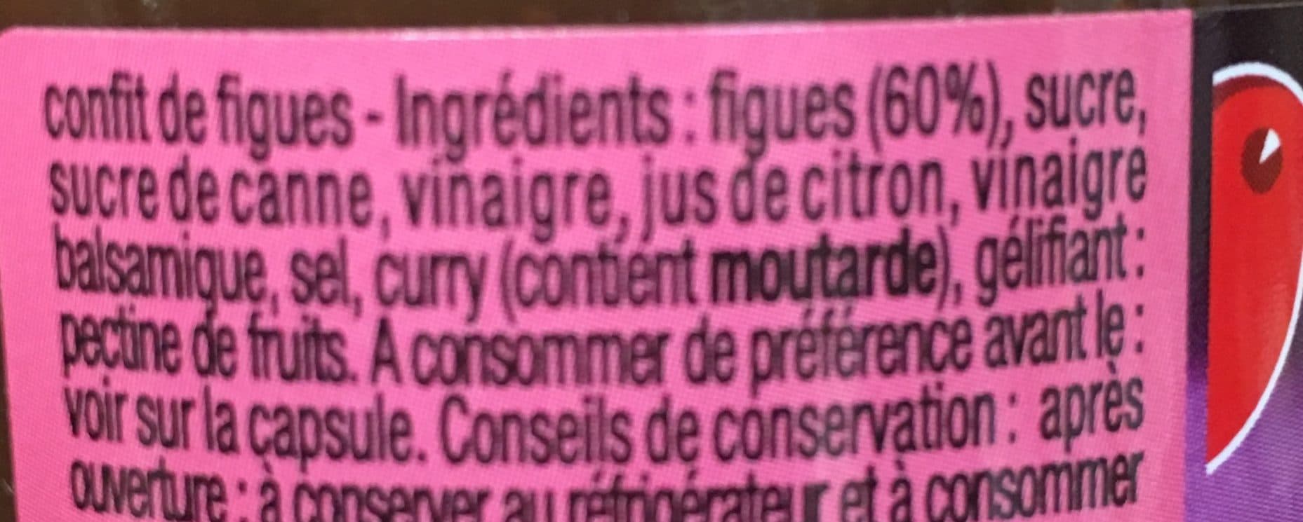 Auchan Confit de figues packshot