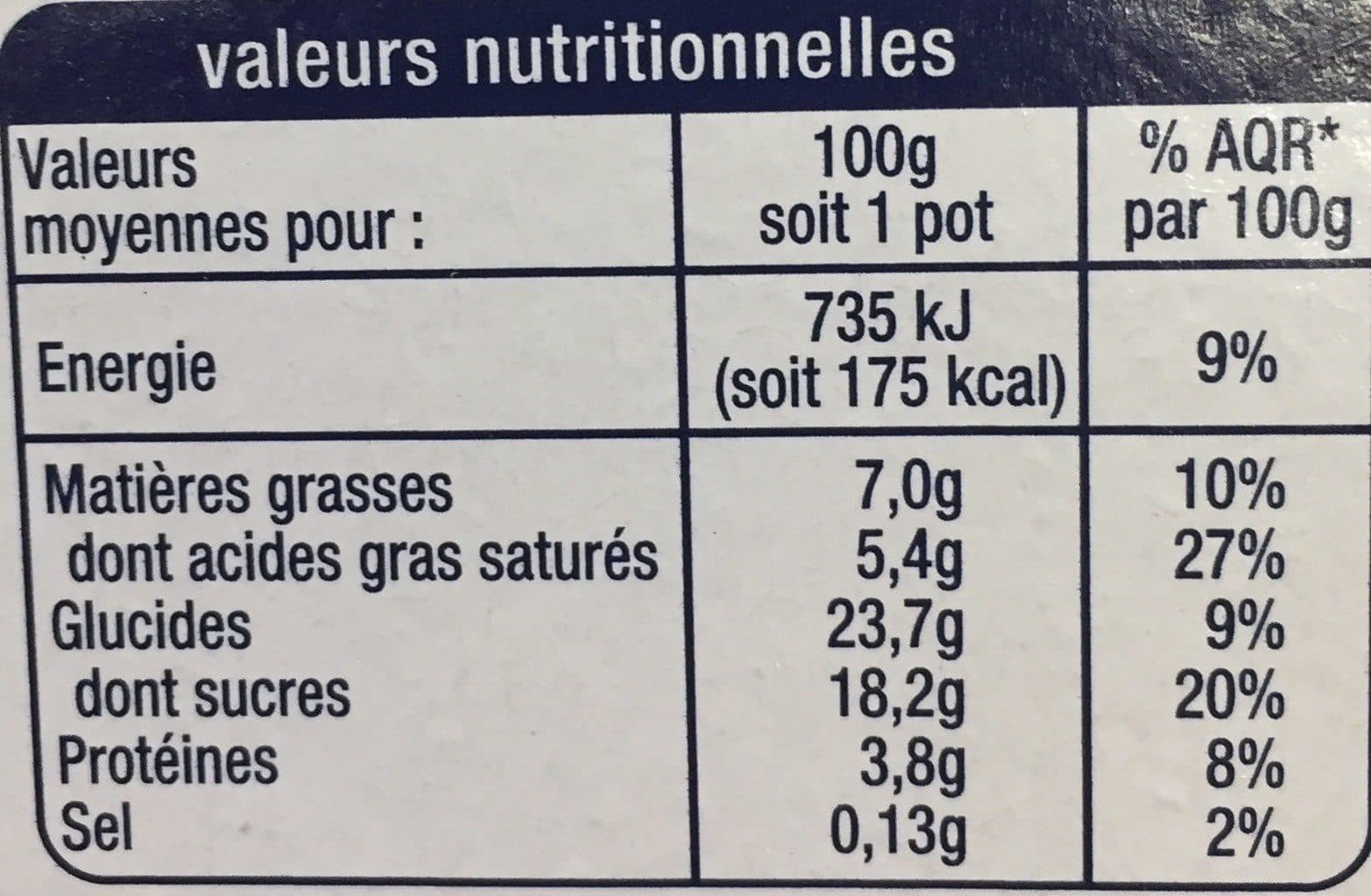 Auchan Crème aux œufs - Noix de coco- Sur lit de caramel packshot