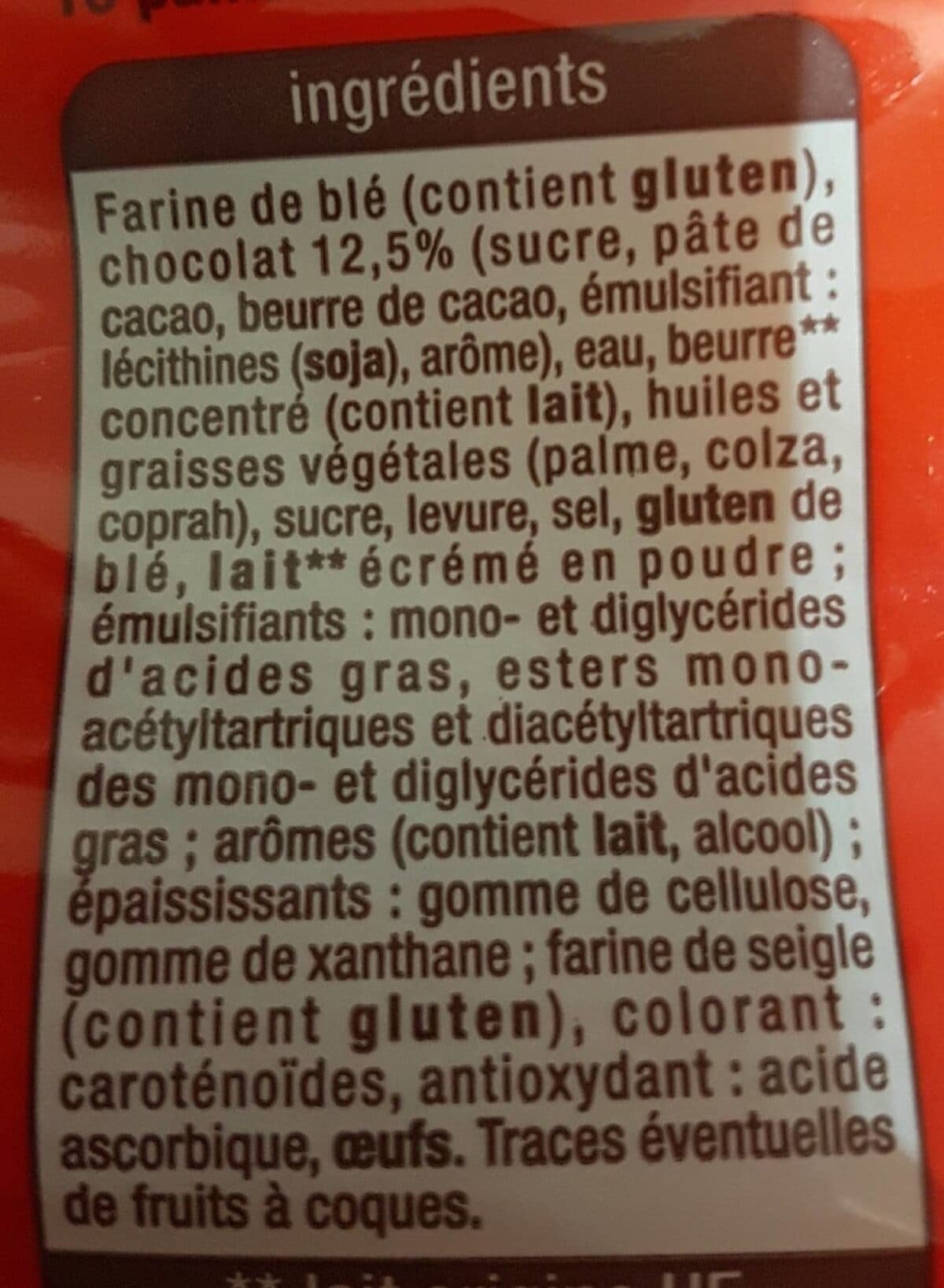 Auchan Pains au chocolat packshot