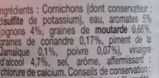 Auchan Cornichons extra-fins aux 5 aromates packshot