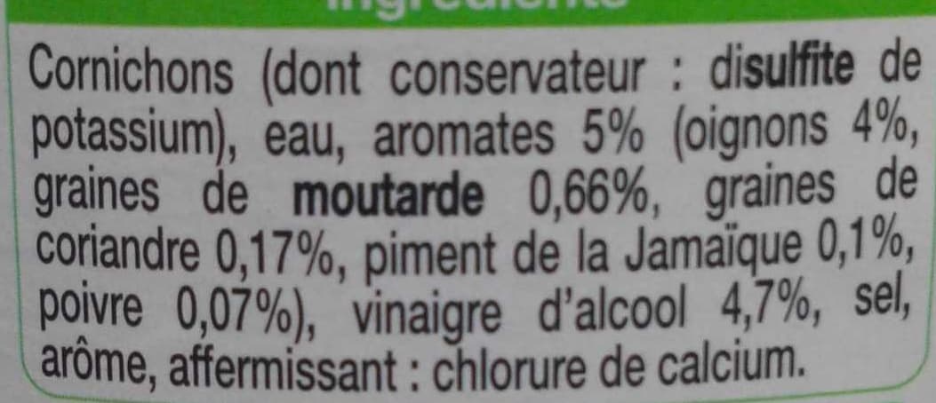 Auchan Cornichons extra-fins aux 5 aromates packshot