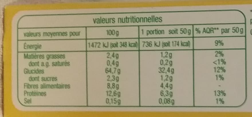 Auchan Blé, épeautre, quinoa rouge packshot
