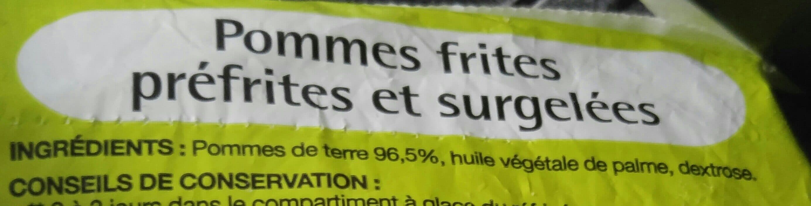 Auchan Frites packshot