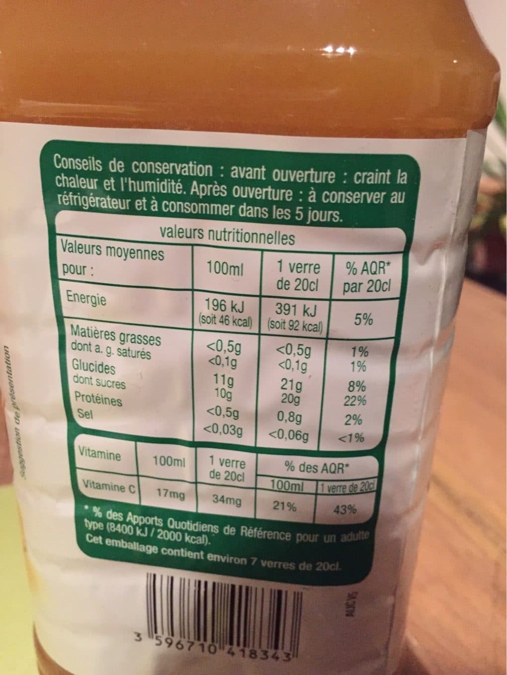 Auchan 100% Pur jus multifruitsSans sucres ajoutés** Comme tous les jus de fruits. Contient les sucres naturellement présents dans les fruits. packshot
