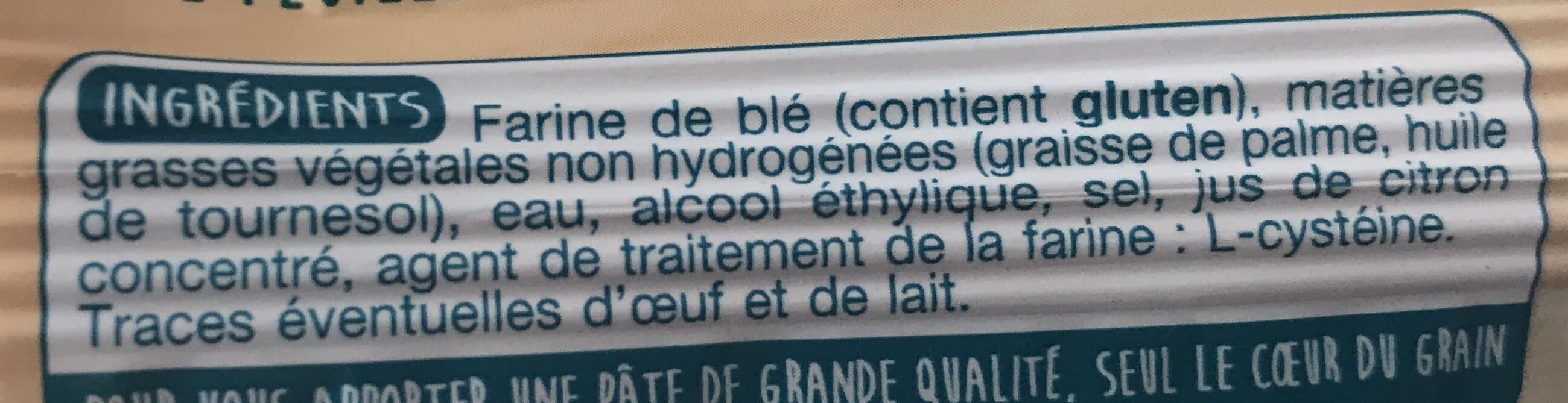 Auchan Pâte feuilletée sans additif rectangulaire et créative packshot