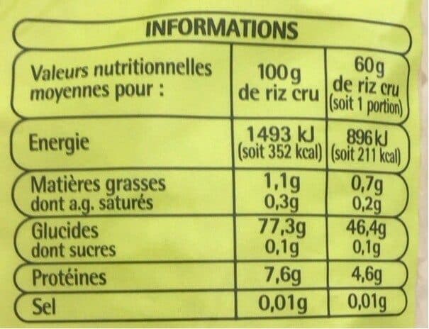 Pouce Riz long parfumé packshot