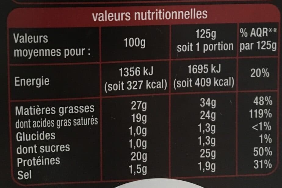 Auchan Fromage au four packshot