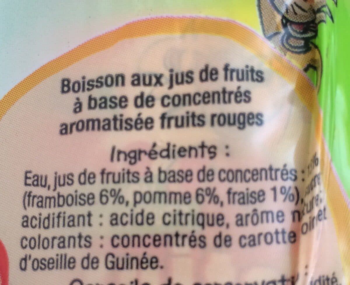 Auchan Fruits Rouges - Boisson aux jus de fruits à base de concentrés packshot