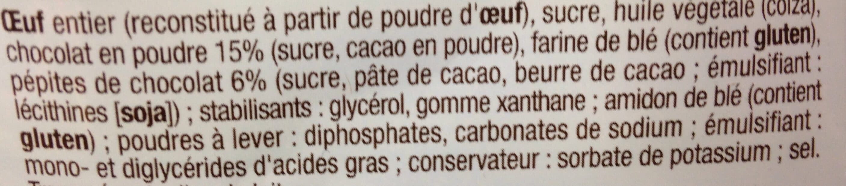 Auchan Moelleux au chocolat Tout Prêt packshot