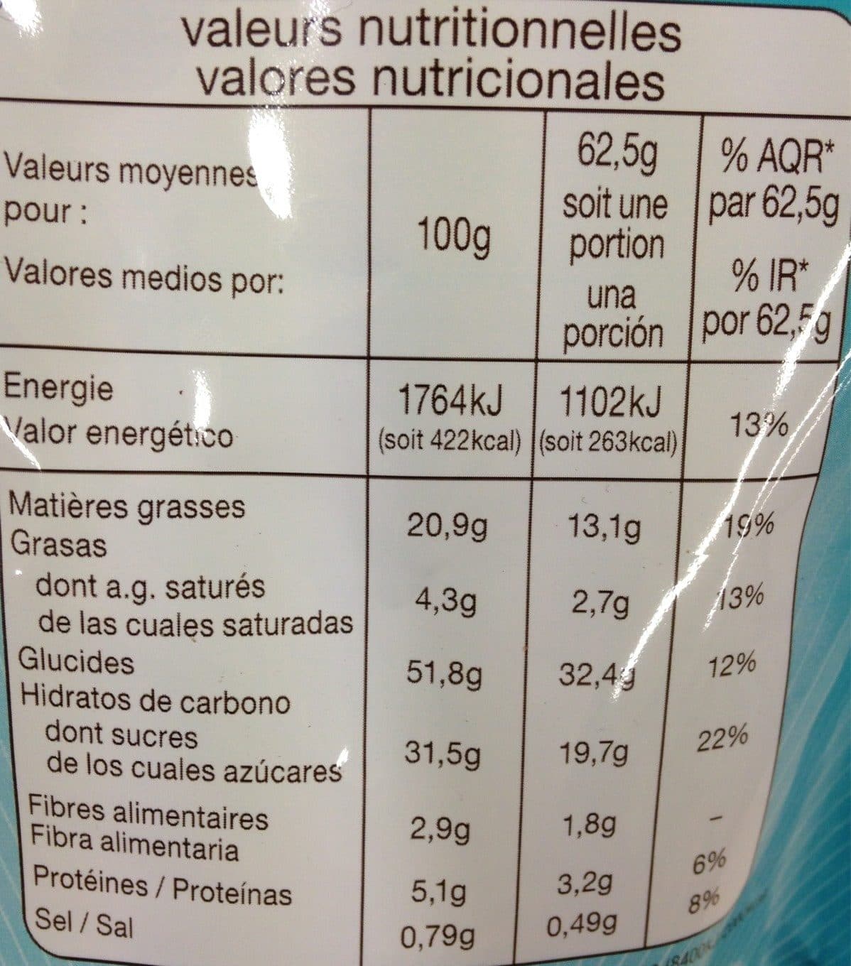 Auchan Moelleux au chocolat Tout Prêt packshot