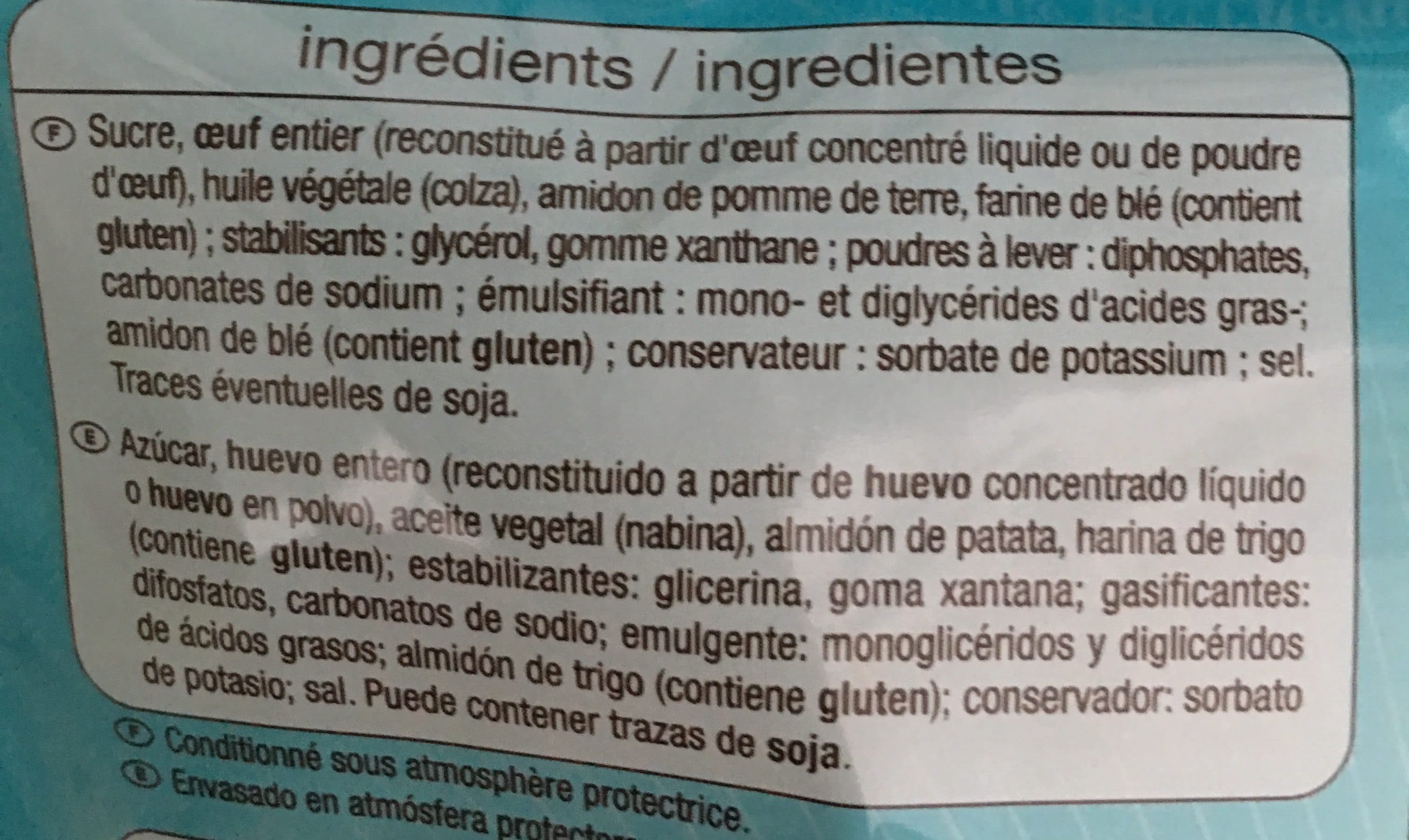 Auchan Moelleux nature Tout Prêt packshot