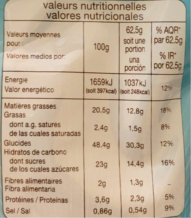 Auchan Moelleux nature Tout Prêt packshot