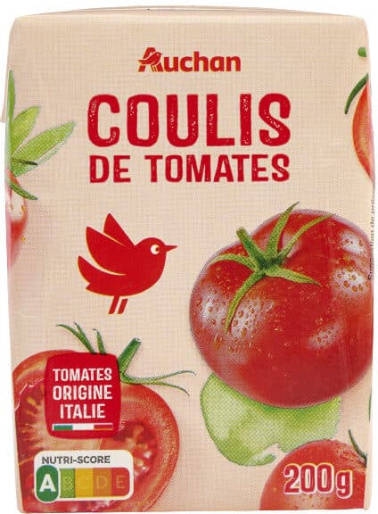 Auchan Coulis de tomate packshot
