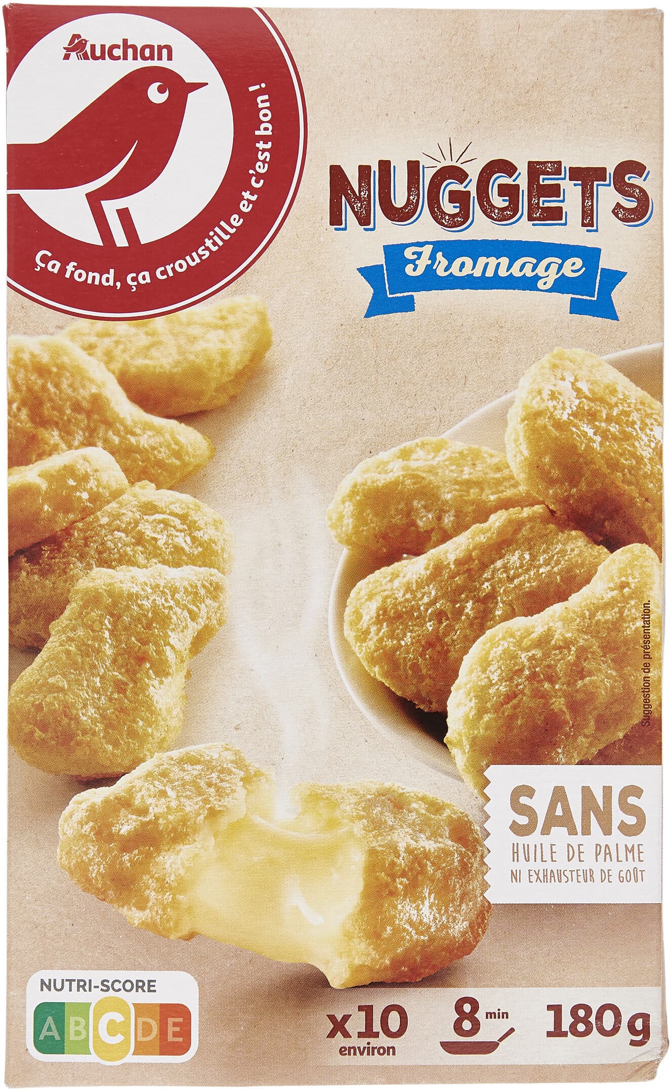 Auchan Nuggets Fromage packshot