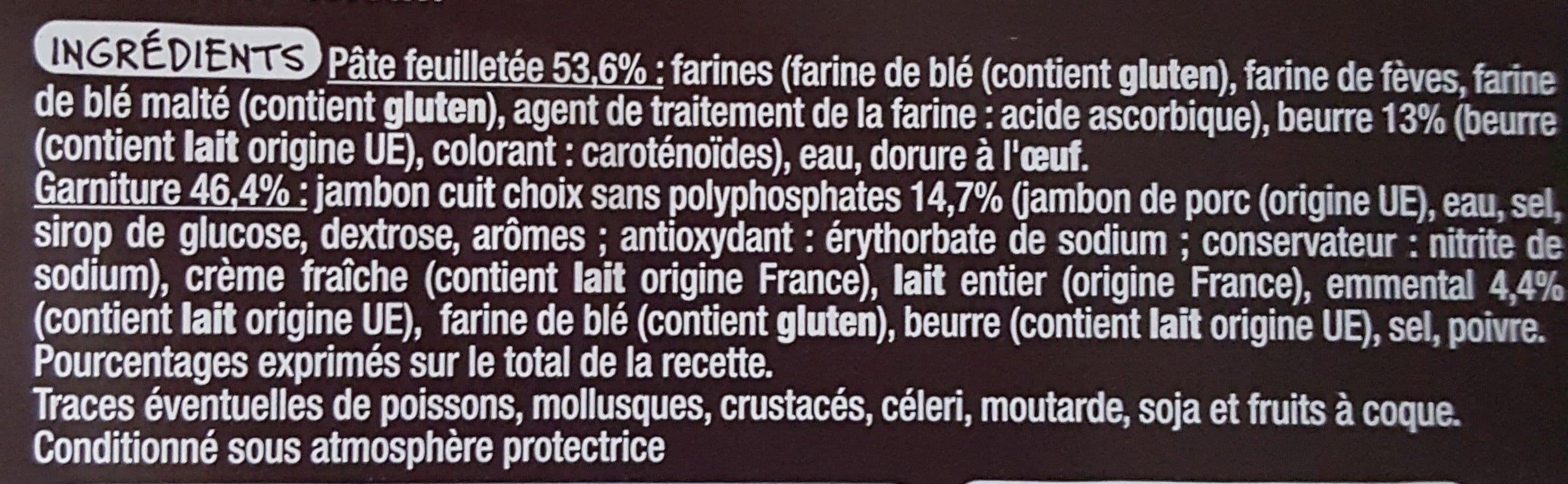 Auchan Feuilletés jambon fromage packshot