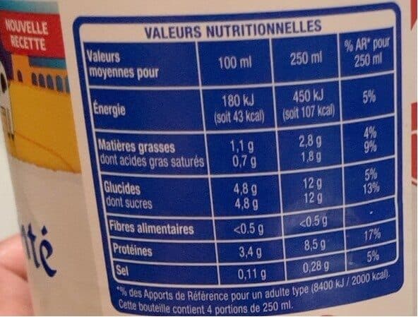Auchan Lait fermenté packshot