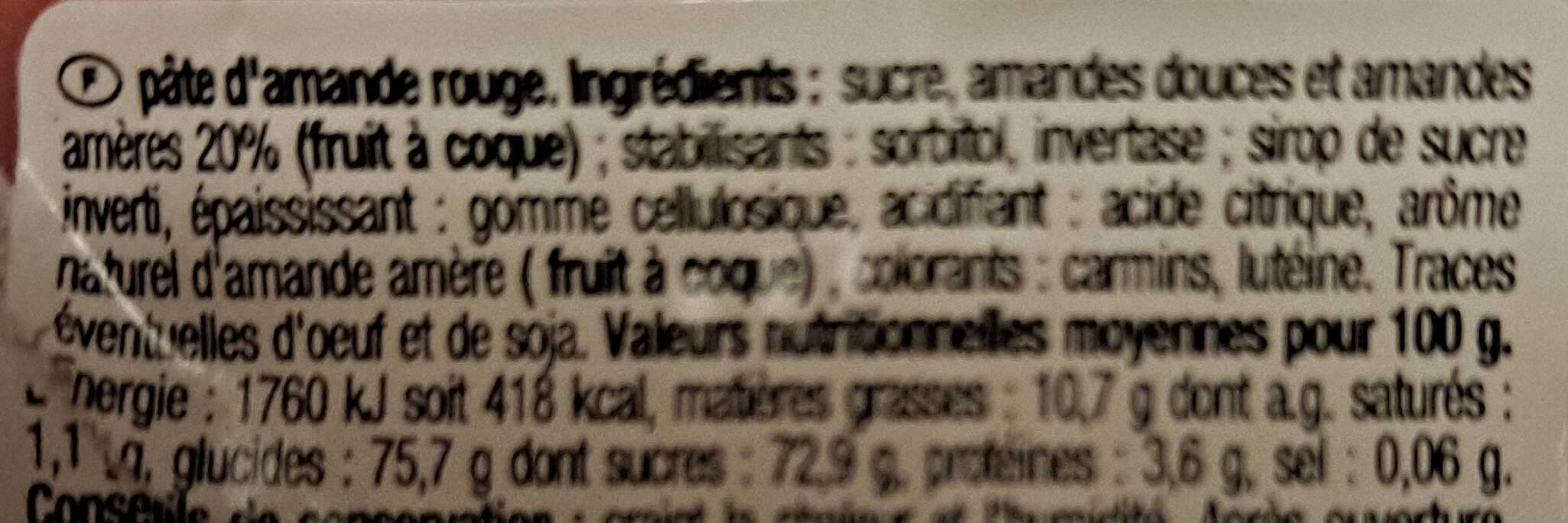 Auchan Les Aides Pâtissières – Pâte d'amande packshot
