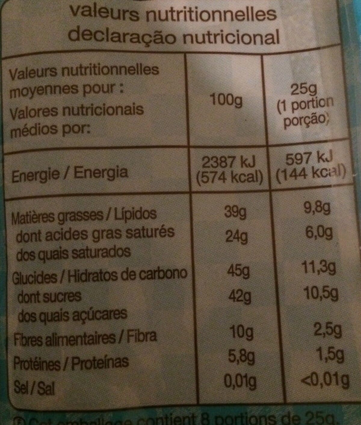 Auchan Palets au chocolat - prêt à fondre packshot