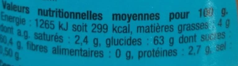 Auchan Nappage caramel au beurre salé packshot