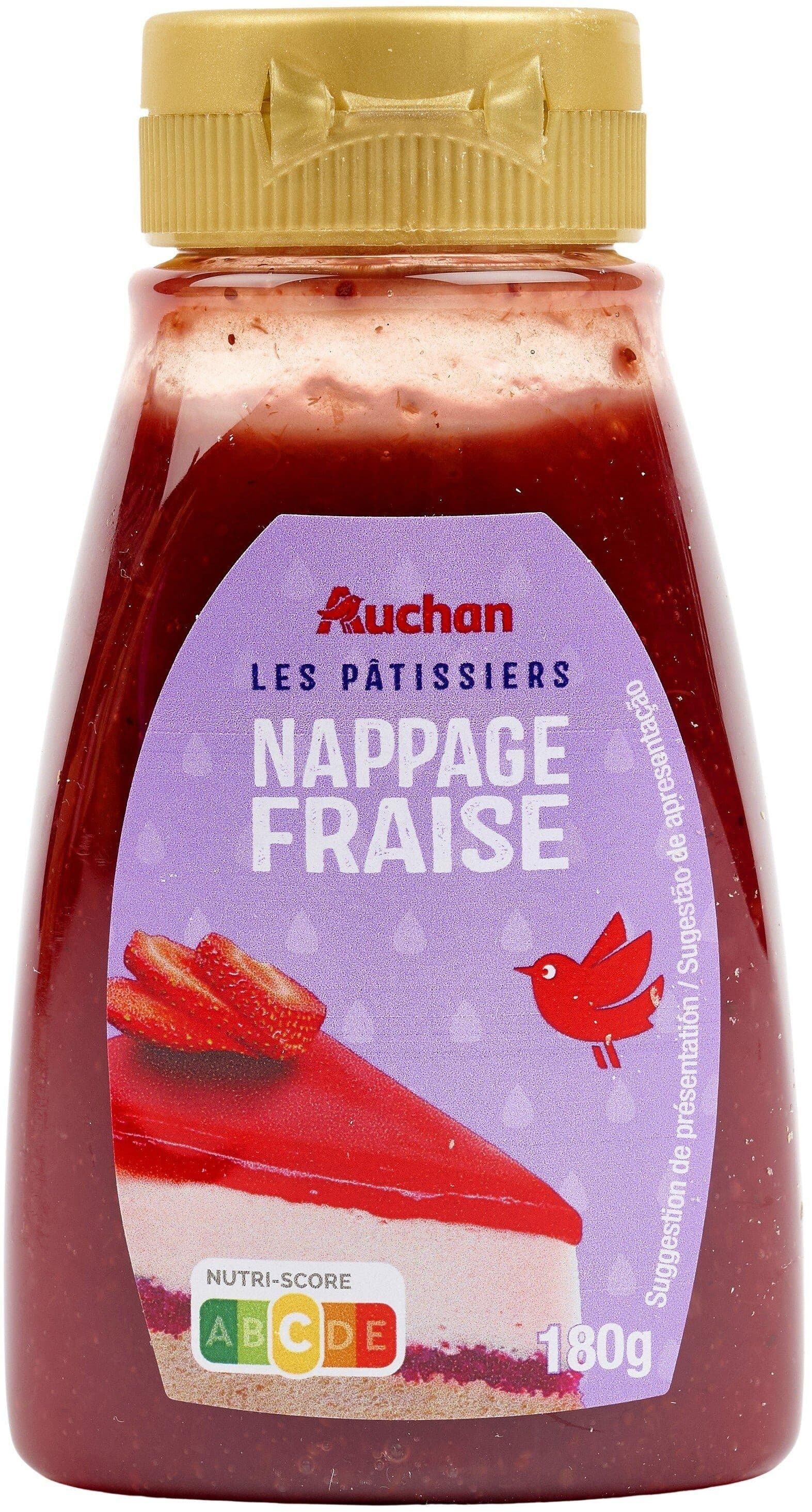 Auchan Nappage à la fraise packshot