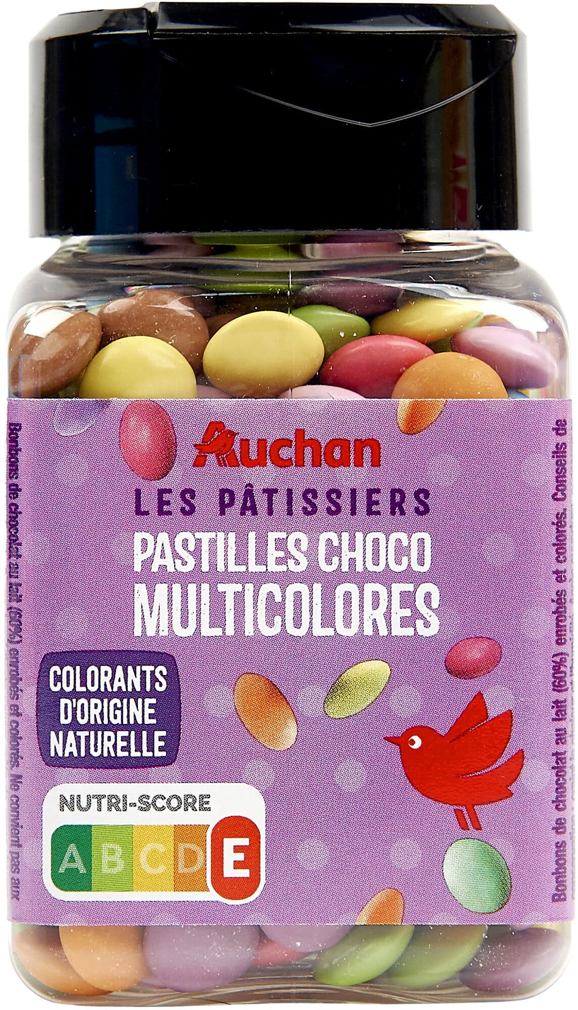 Auchan Les Aides Pâtissières – Pastilles choco multicolores packshot