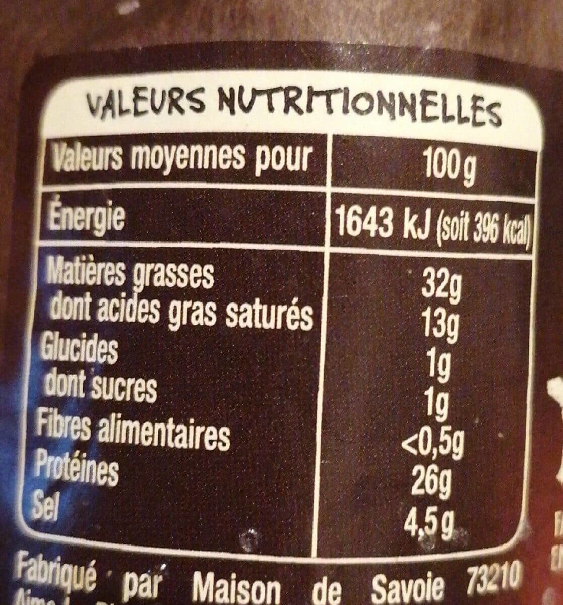 Auchan Saucisson de savoie fumé packshot
