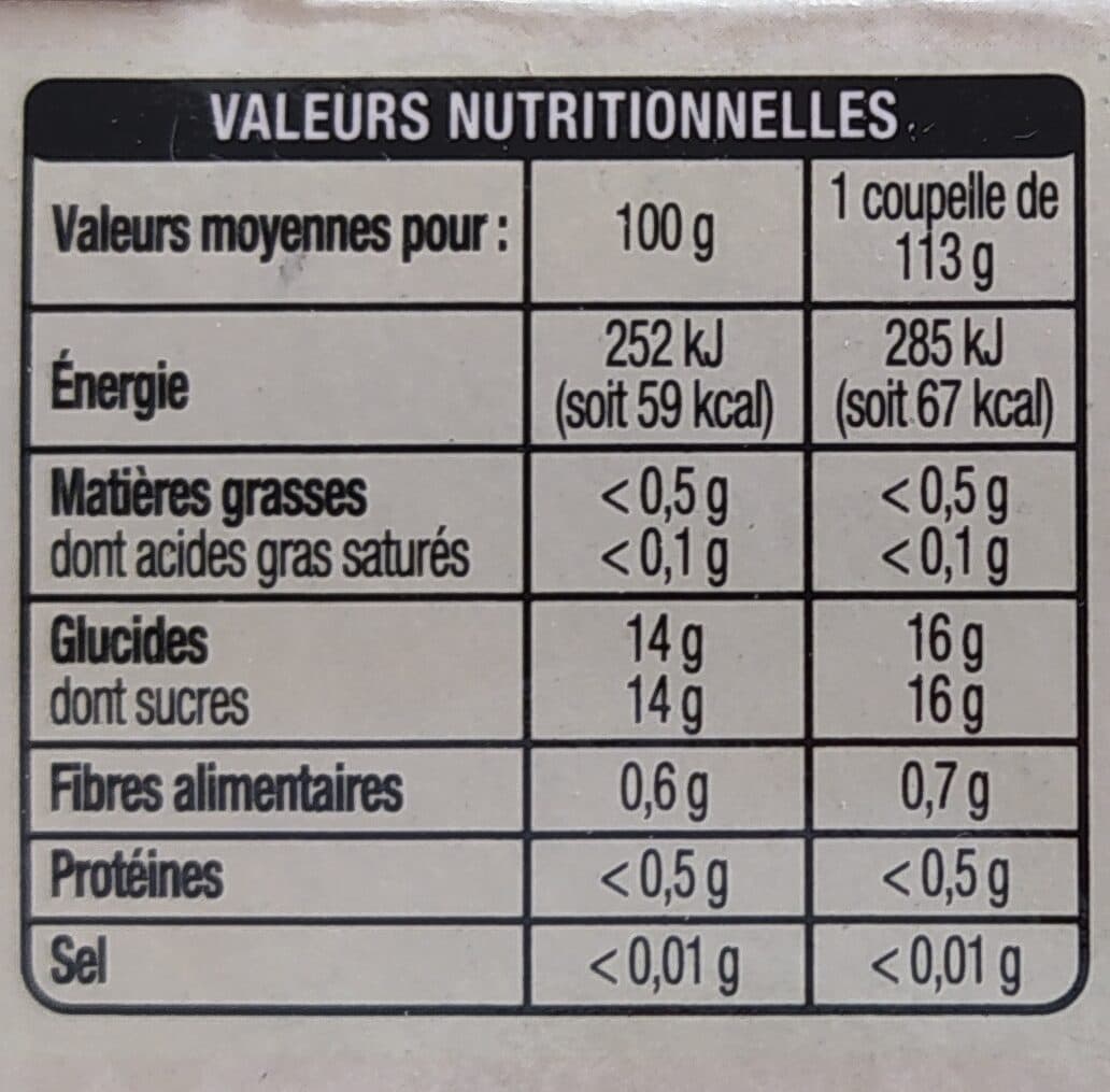 Auchan Coupelles de fraicheur de fruits packshot