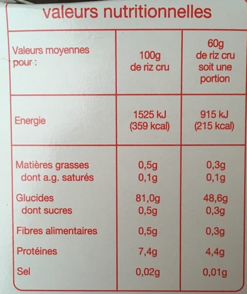 Auchan Riz long grain incollable 10 min packshot