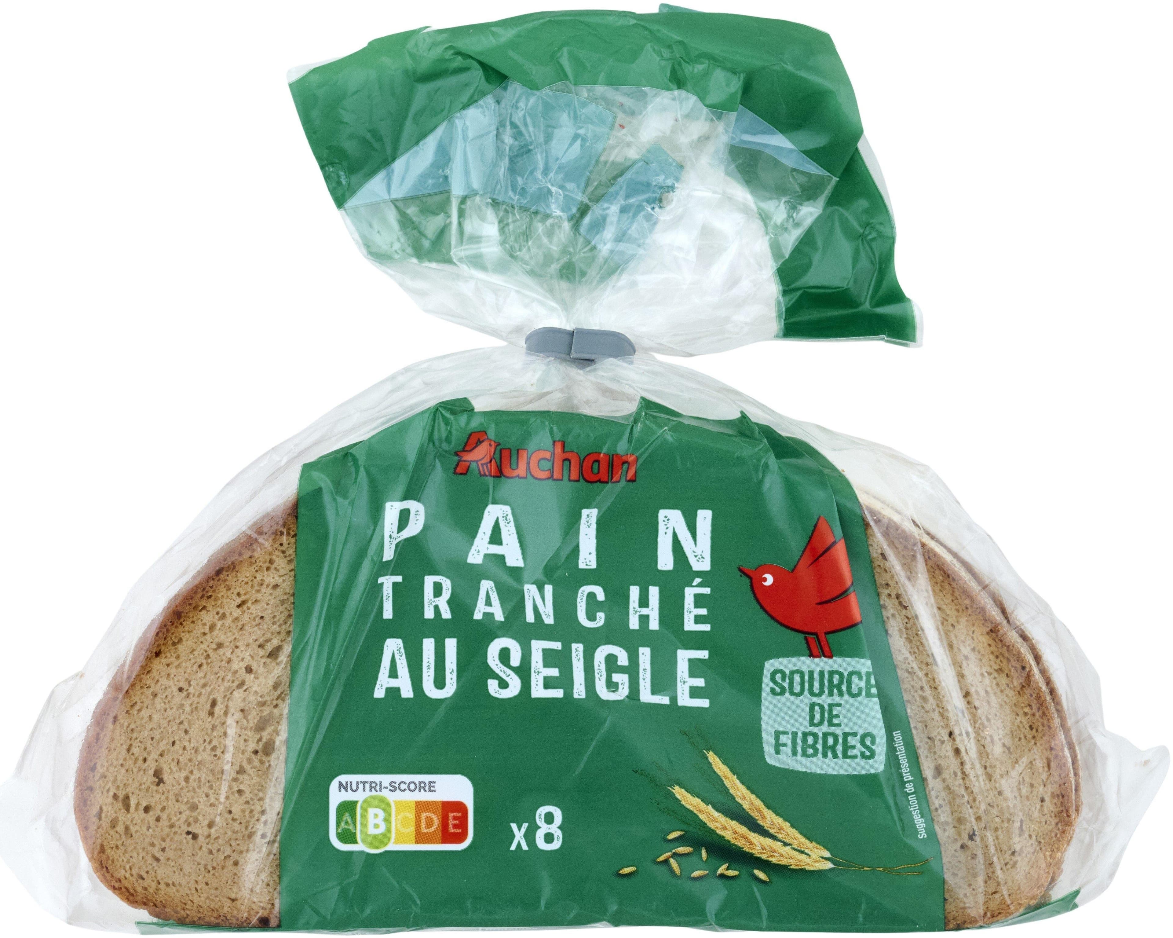Auchan Pain tranché au seigle packshot
