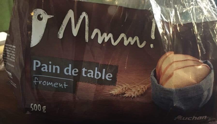 AUCHAN MMM Pain de table au froment packshot