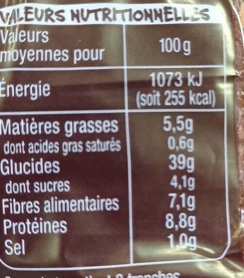 Auchan Pain tranché aux céréales packshot