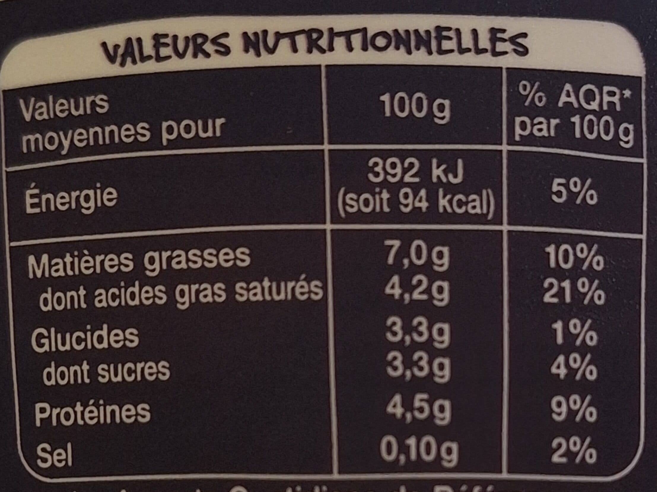 Auchan Fromage Blanc de Campagne packshot