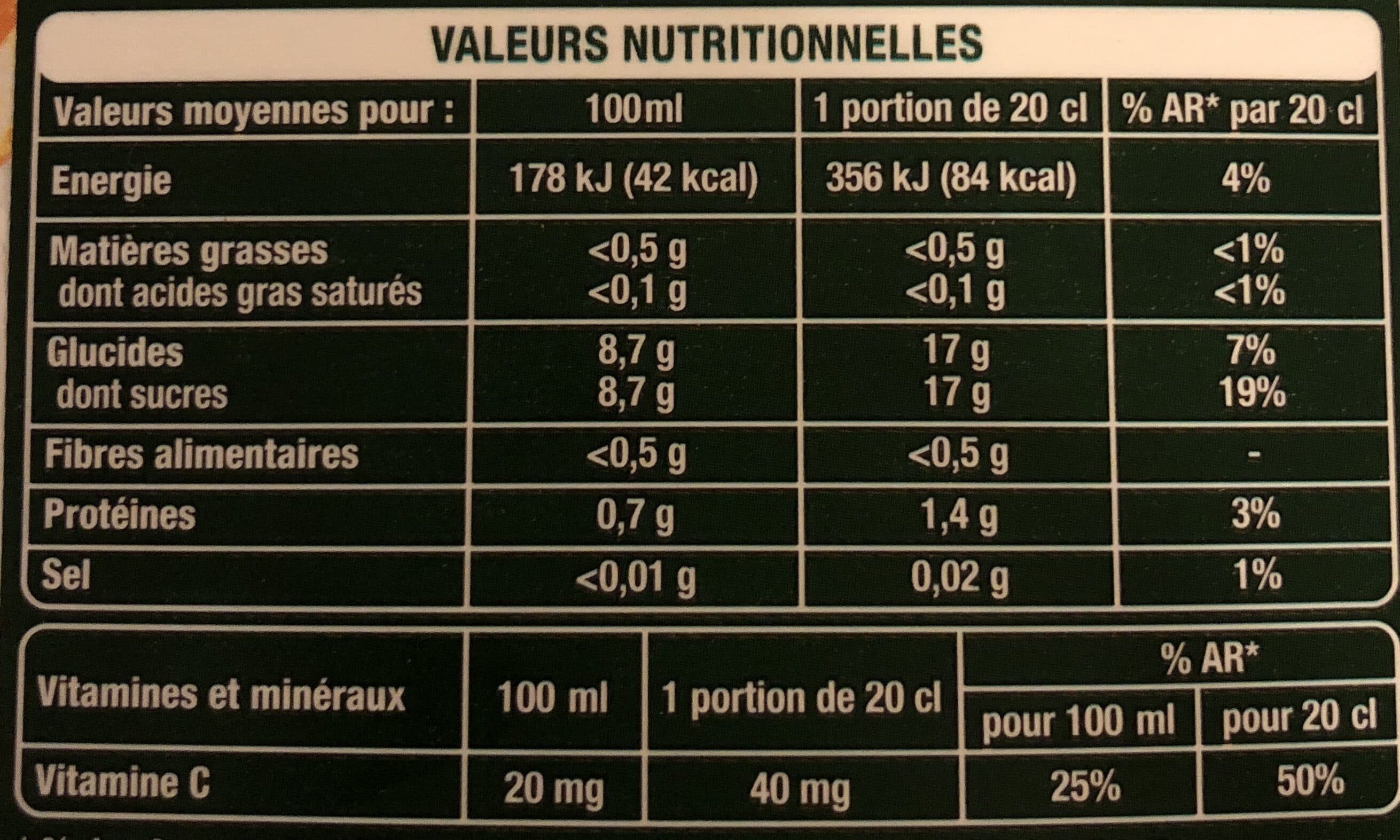 Auchan 100 % Pur jus Pressé - orange - avec pulpe packshot