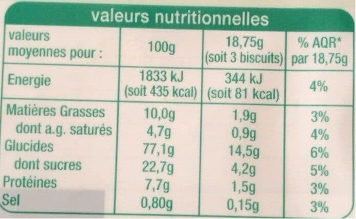 Auchan Petits biscuits - saveur noix de coco packshot