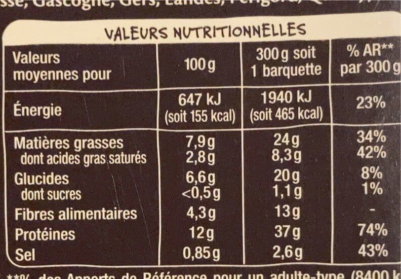 Auchan Cassoulet de Castelnaudary au confit de canard du Sud-Ouest* packshot
