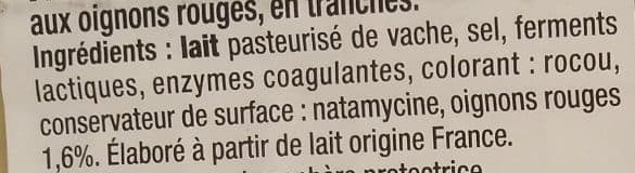 Auchan Raclette Oignons rouges packshot