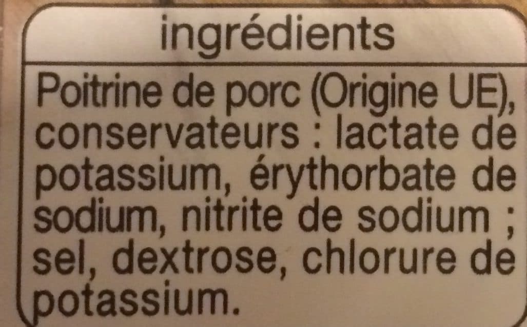 Auchan Lardons Nature packshot