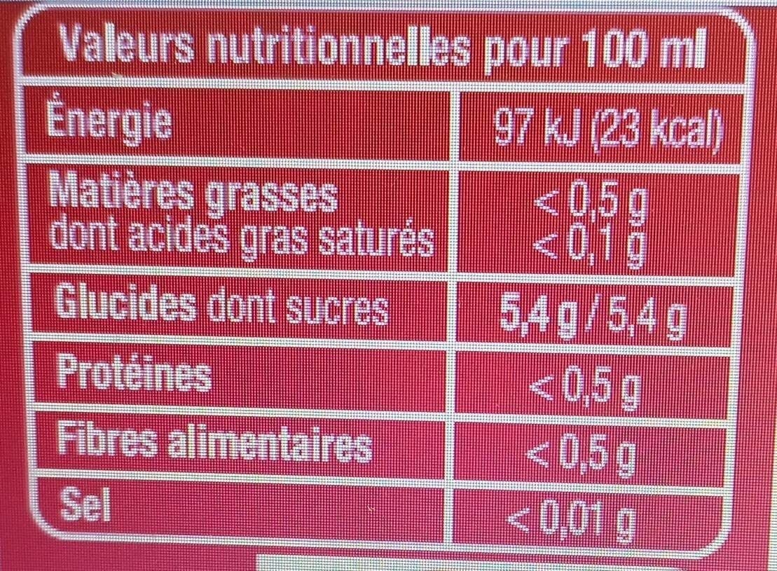 Auchan Fruits Rouges - Boisson aux jus de fruits à base de concentrés packshot