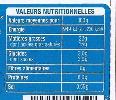 Auchan Mon moment fromager Nature-25% de sel* packshot