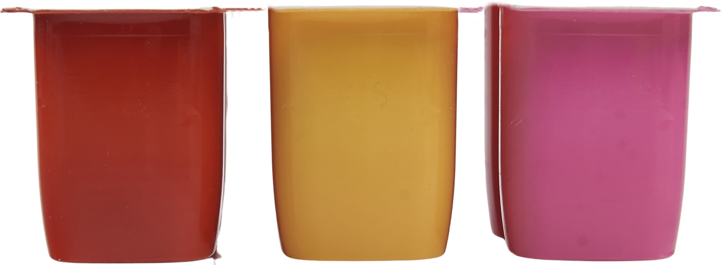 Auchan Fromage frais sucré aromatisé Saveur Fraise / Framboise / Banane packshot