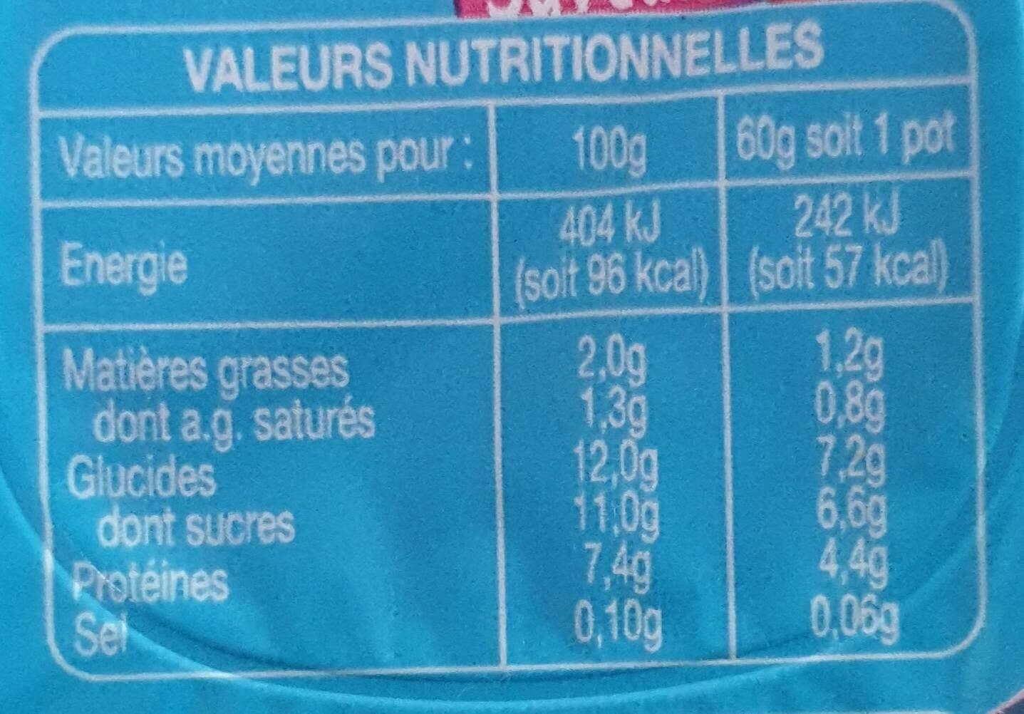 Auchan Fromage frais sucré aromatisé Saveur Fraise / Framboise / Banane packshot