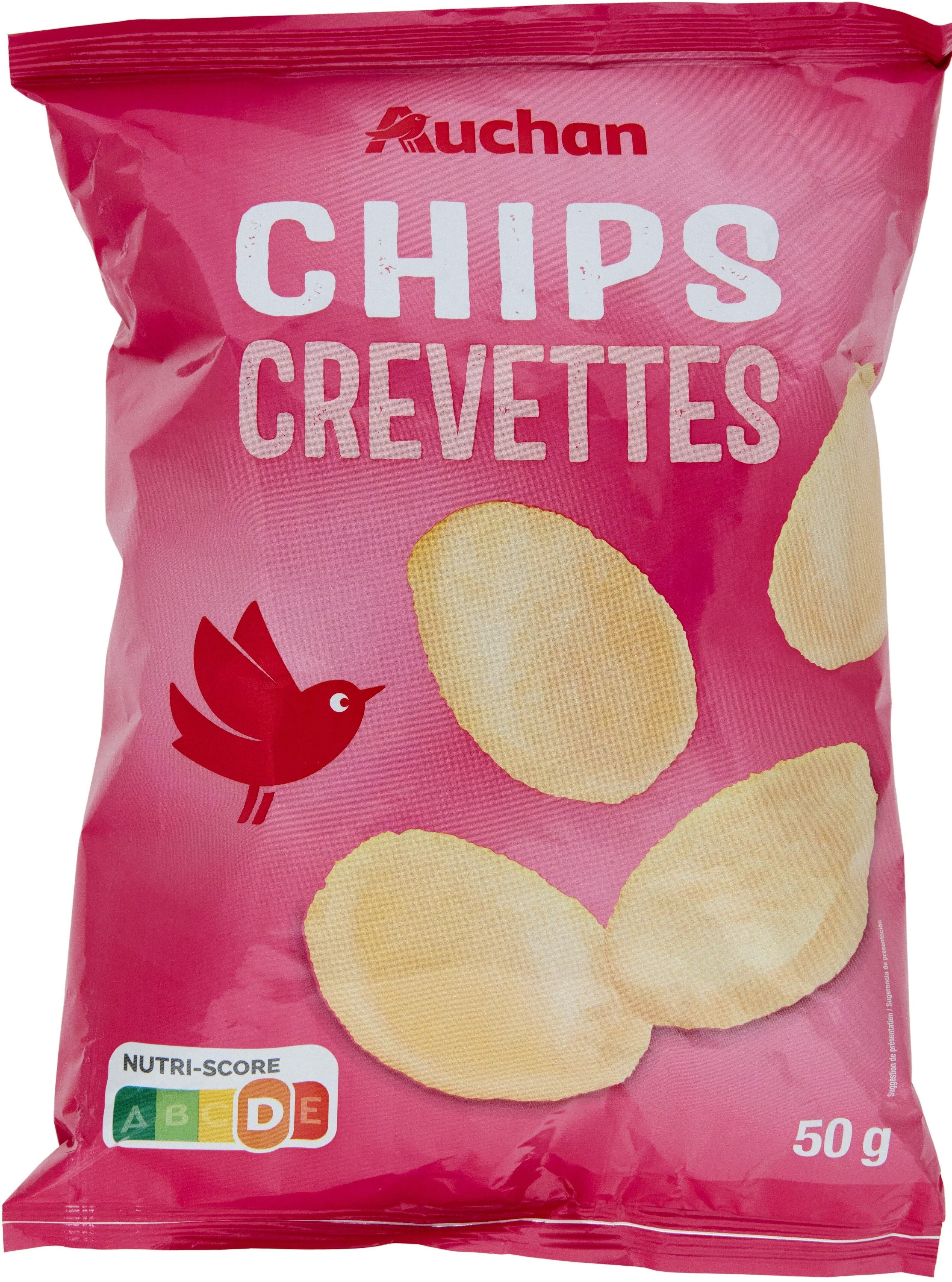 Auchan Chips crevettes packshot