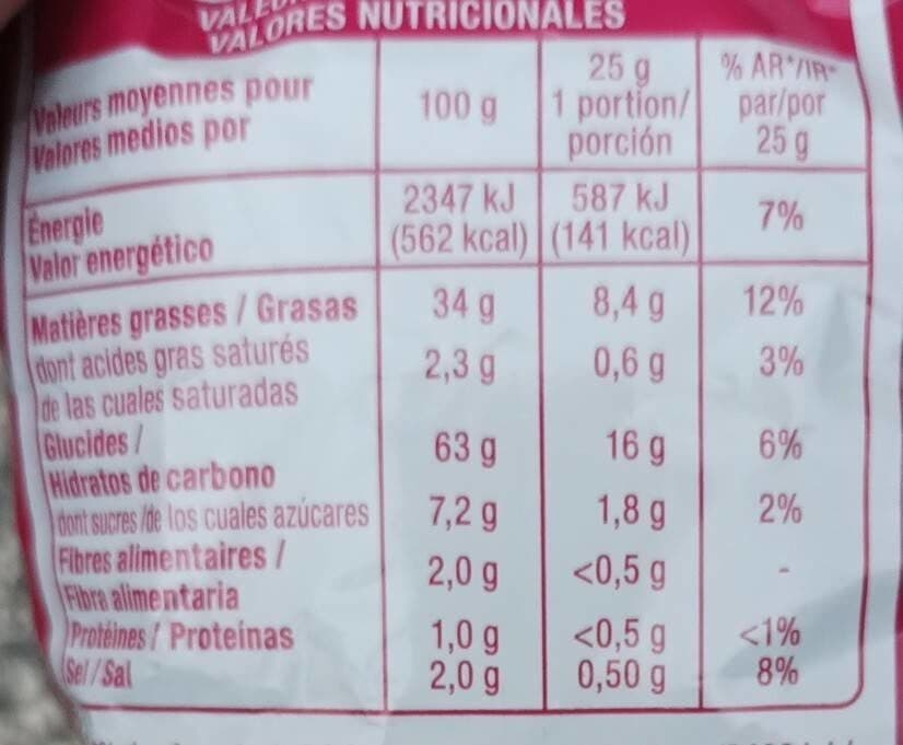 Auchan Chips crevettes packshot