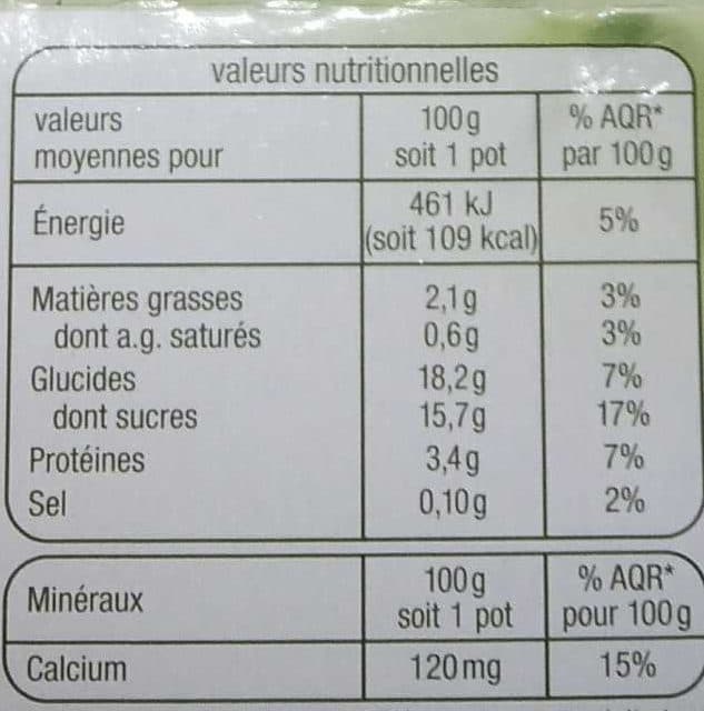 Auchan dessert soja chocolat saveur noisettePicto Soja Origine France packshot