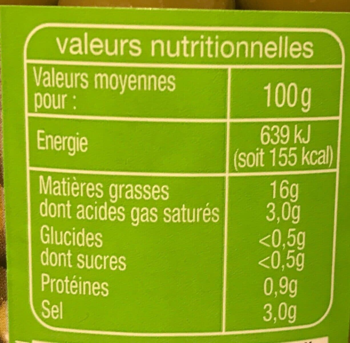 Auchan Olives vertes entières packshot
