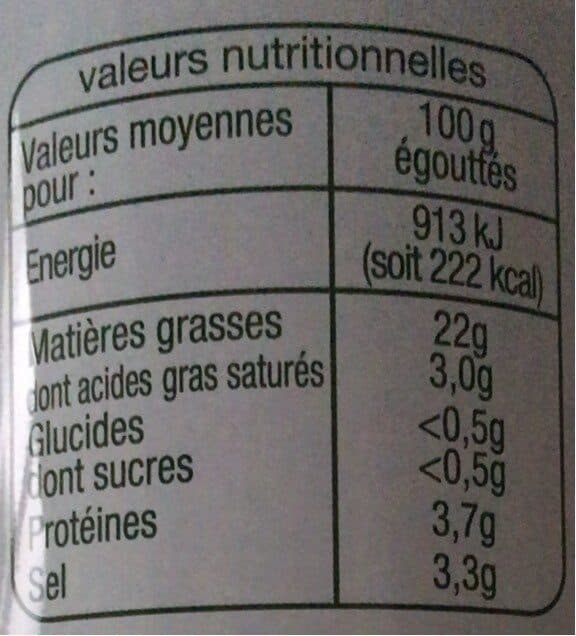 Auchan Olives vertes farcies amandes entières packshot