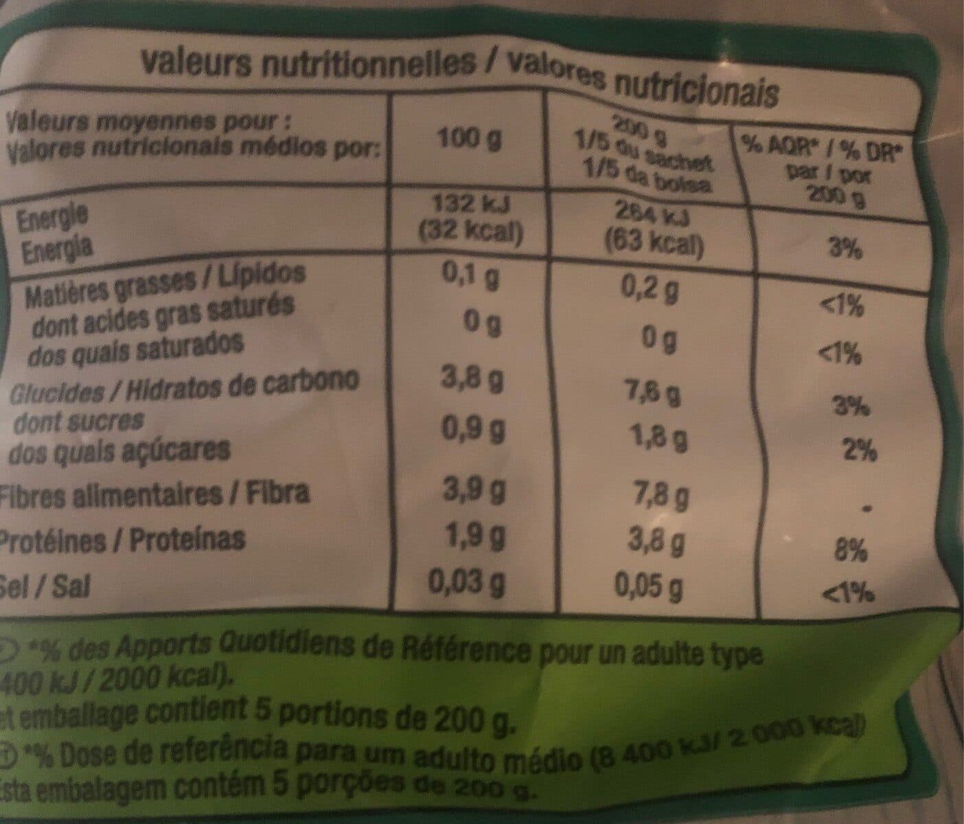 Auchan Haricots verts extra fins packshot